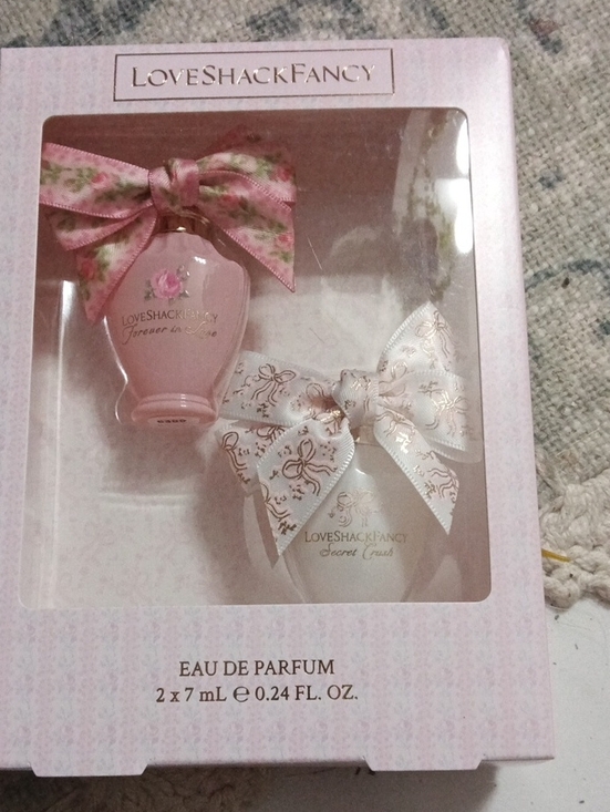 LoveShackFancy Other - LoveShackFancy Pink and Ivory Floral Mini Perfume Duo